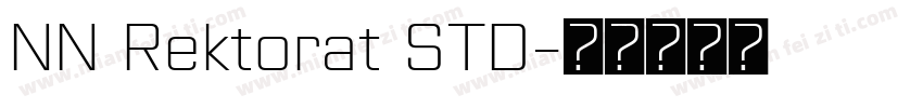 NN Rektorat STD字体转换